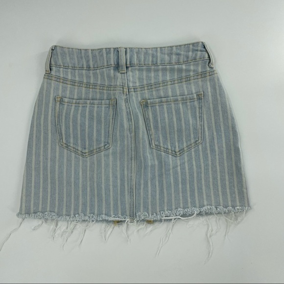 PacSun Vintage Striped Denim Mini Skirt - Picture 7 of 9